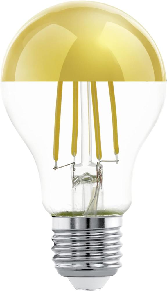 Eglo 110031 LED Filament Leuchtmittel E27 L:10. 6cm Ø:6cm 2700K klar, gold Bild 1