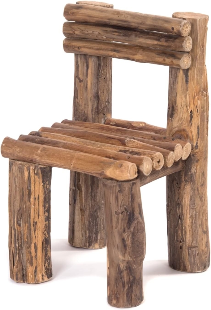 Hocker Bloom 50 Teakholz naturfarben Bild 1