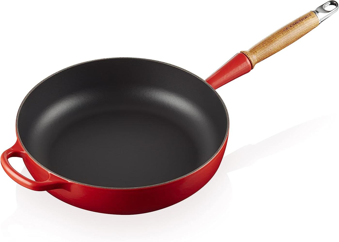 Le Creuset Signature Sautépfanne 28 cm Kirschrot - Rot - 25 bis 28 cm Bild 1