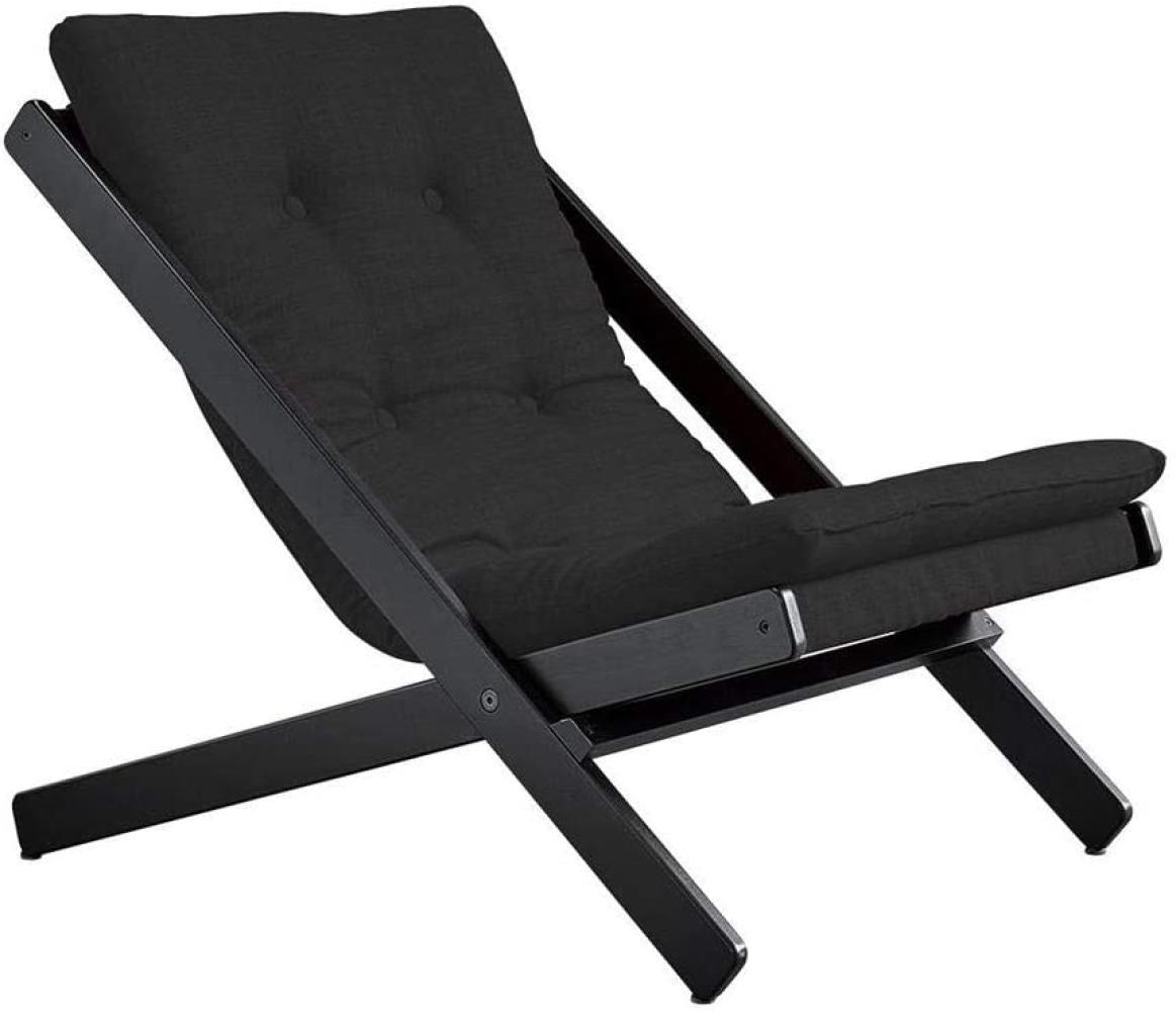 Karup Design Futon Liegestuhl BOOGIE Gestell Schwarz / Dark Grey Bild 1