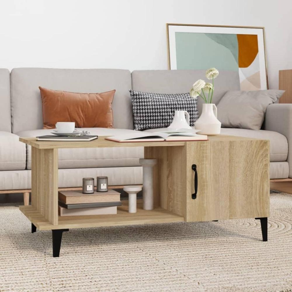 Couchtisch Sonoma-Eiche 90 x 50 x 40 cm Holzwerkstoff [812756] Bild 1