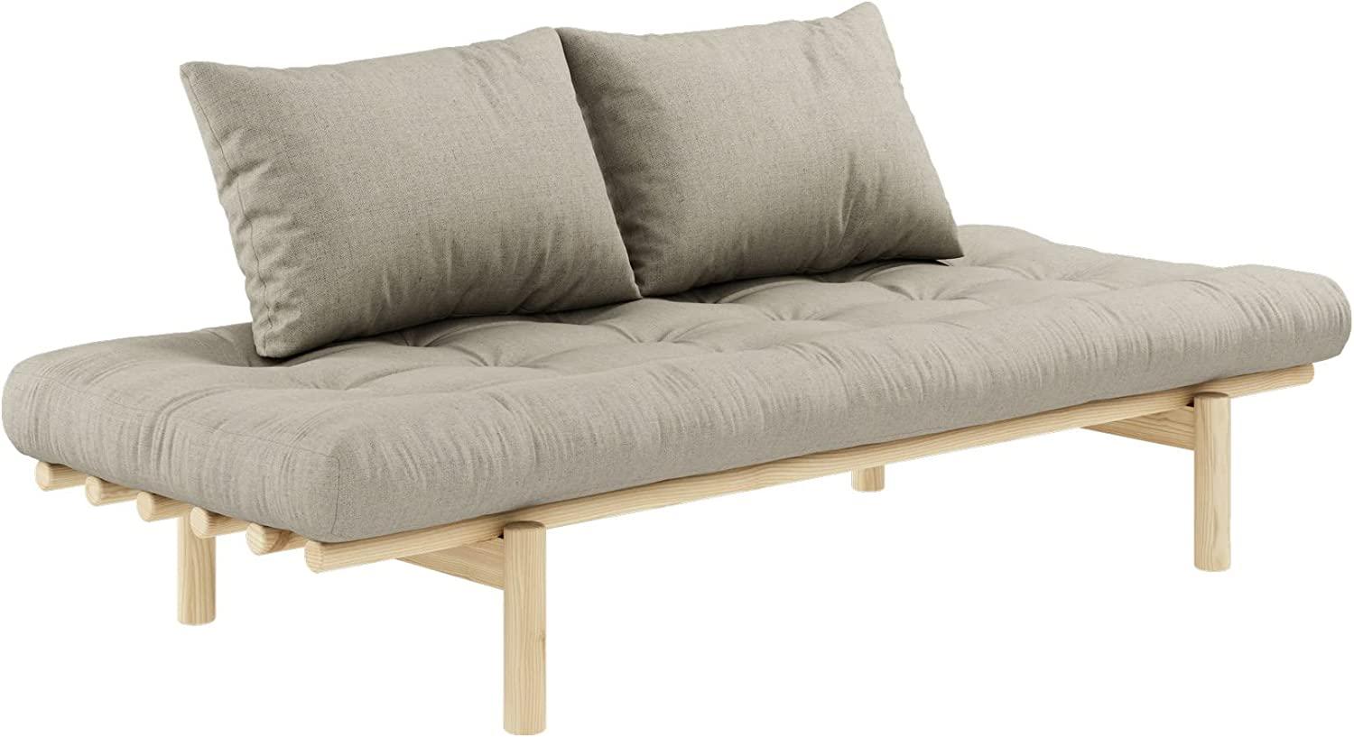 Karup Design Futonsofa 'Pace', Gestell Natur, Matratze Leinen Bild 1