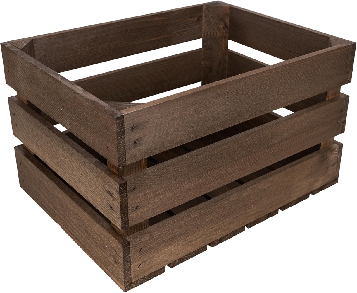 Creative Deco Holzkiste Kiste Holz Deko Holzkiste, Obstkiste Weinkisten Apfelkiste Bild 1