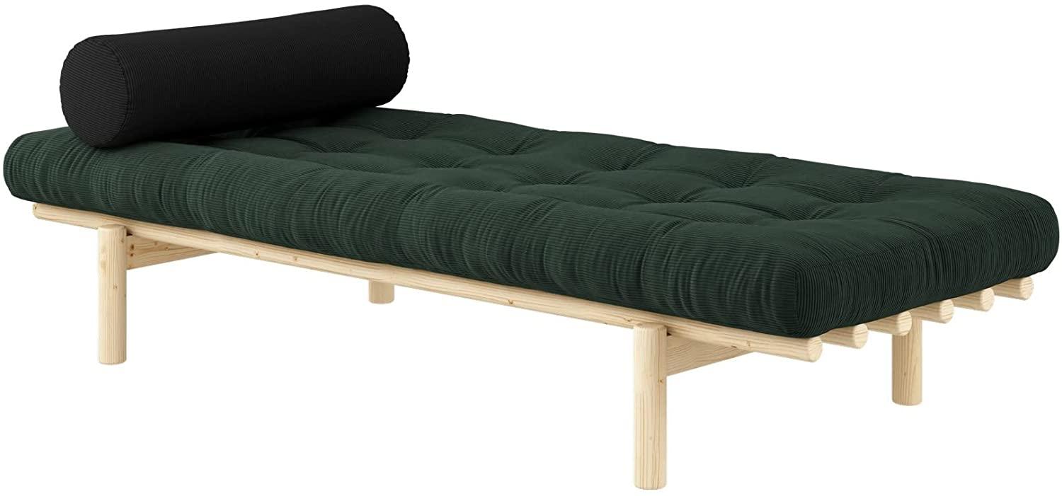 Karup Design Futonsofa Next Daybed Cord , Gestell Natur, Matratze Seaweed Bild 1