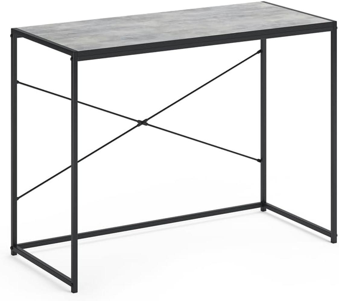 Schreibtisch Fyrk Beton 100 x 45 cm Vicco Bild 1