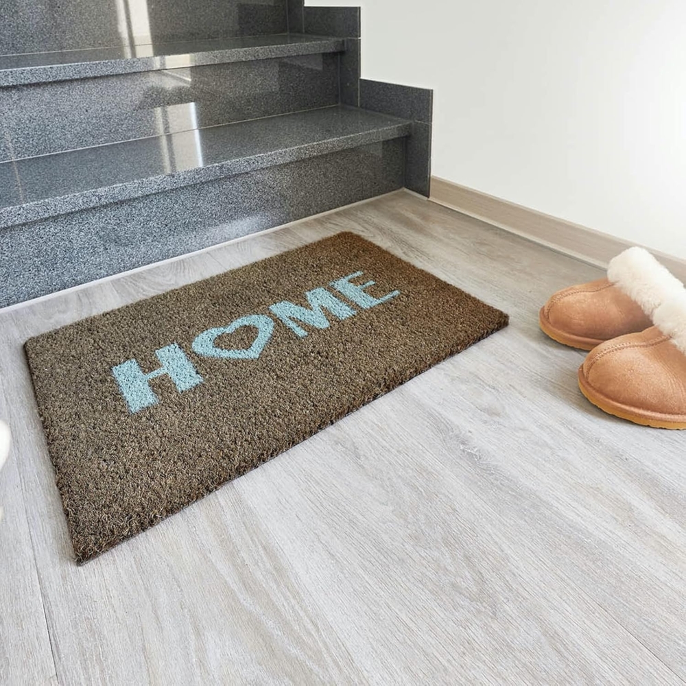 Andiamo Fußmatte Home Heart Kokos taupe 40 x 60 cm Matten Fußmatten Schmutzmatte Bild 1