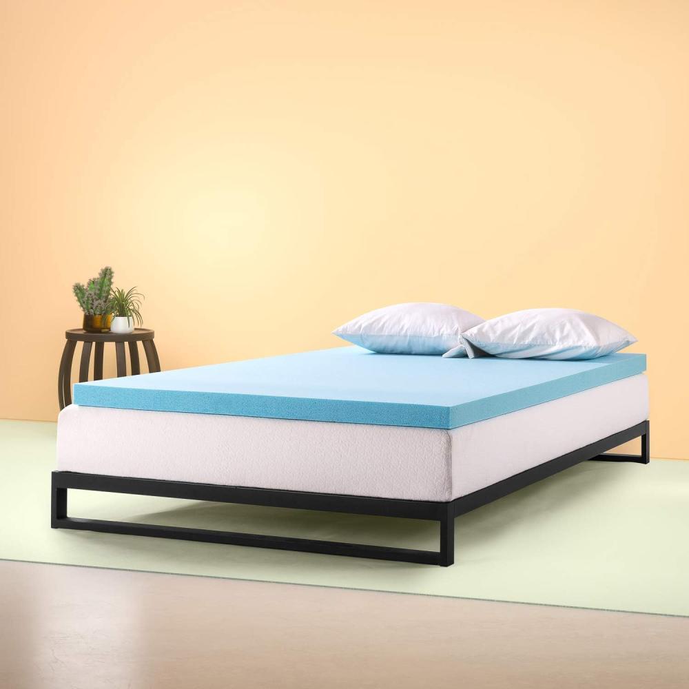 Zinus 7,6 cm Gel Memory Foam Mattress Topper, Double Bild 1