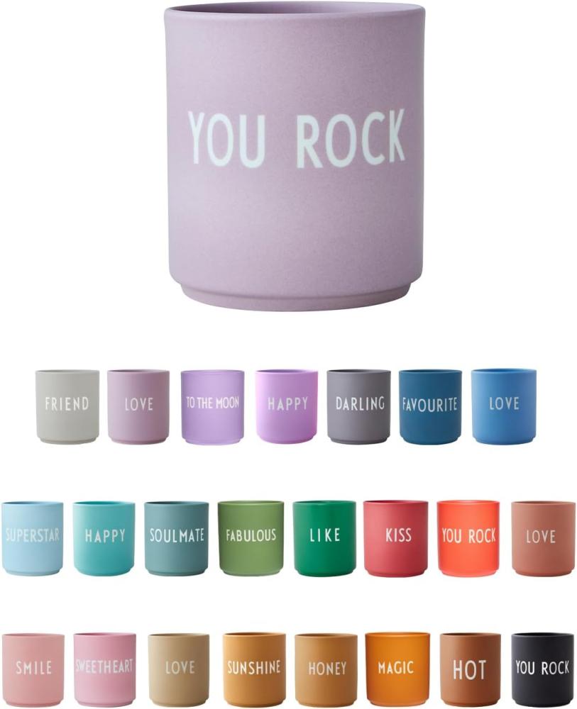 Design Letters Becher Favourite Cup You Rock Lavender 10101002LAVENUROCK Bild 1