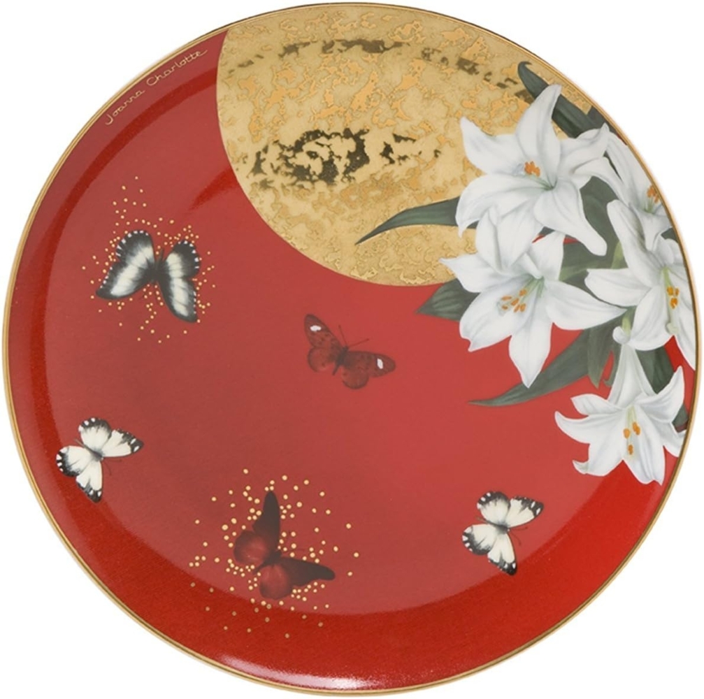 Göbel Lilies Red - Frühstücksteller Artis Orbis Joanna Charlotte Bunt Bone China Bild 1