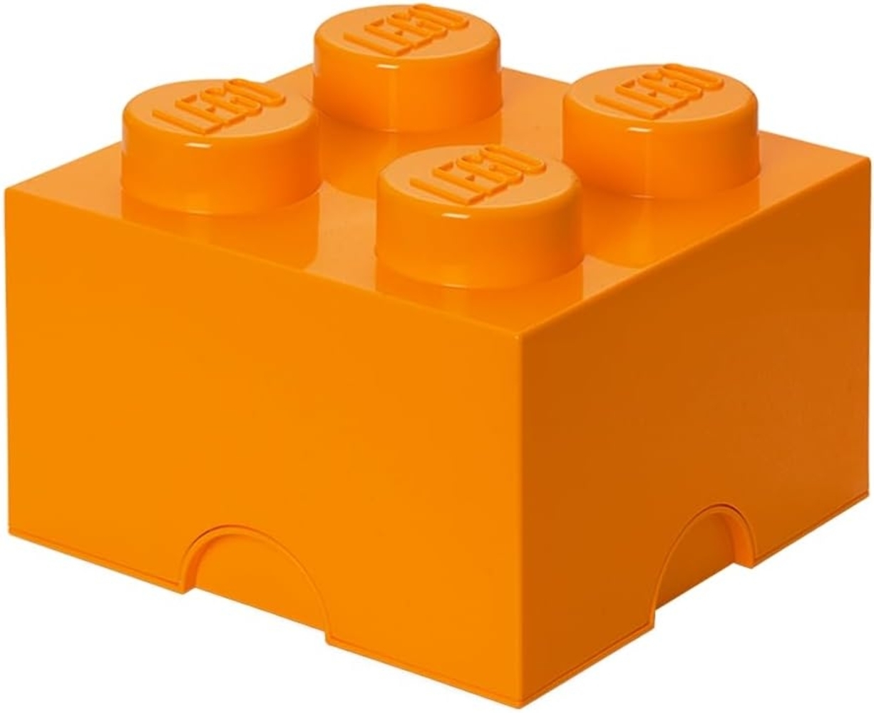 Lego 'Storage Brick 4' Aufbewahrungsbox orange Bild 1