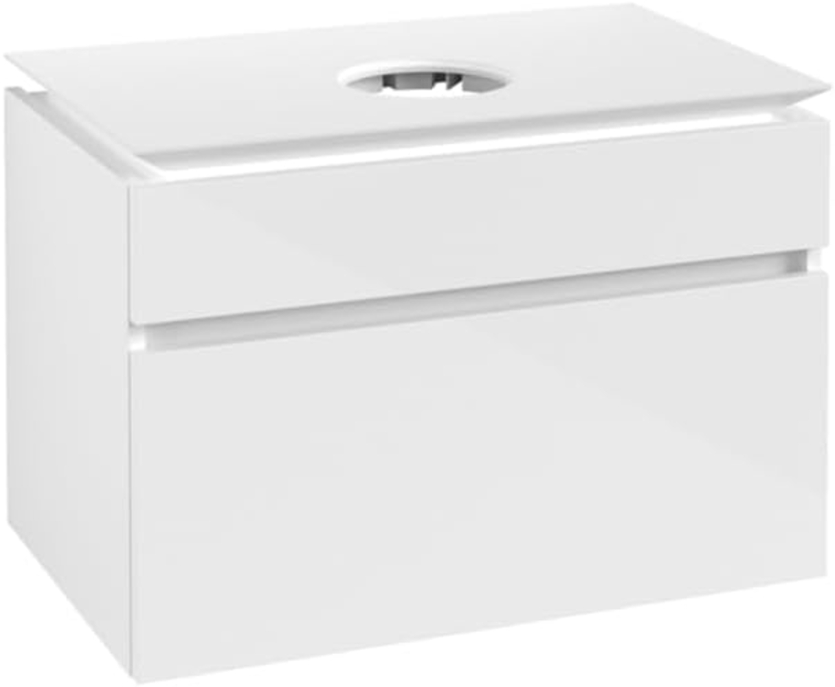 Villeroy & Boch Legato Waschtischunterschrank B570, 800 x 550 x 500 mm, Waschtisch mittig, Farbe: Glossy White - B57000DH Bild 1