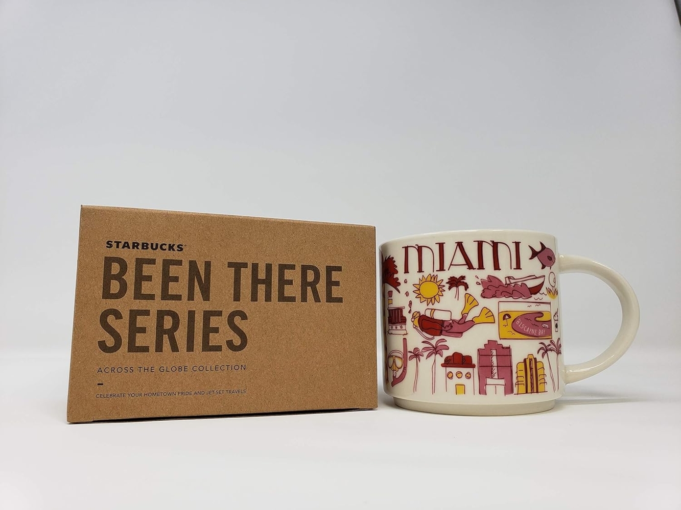 Starbucks MIAMI Been There Series Across The Globe Collection Ceramic Coffee Mug Bild 1