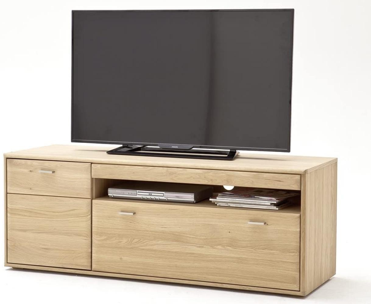 Lowboard Torrent 3 Eiche bianco massiv 149x56x52 TV-Möbel TV-Schrank Bild 1