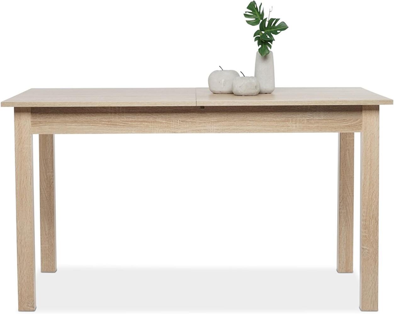 Esstisch COBURG Ausziehtisch Sonoma Eiche 140-180 cm Bild 1