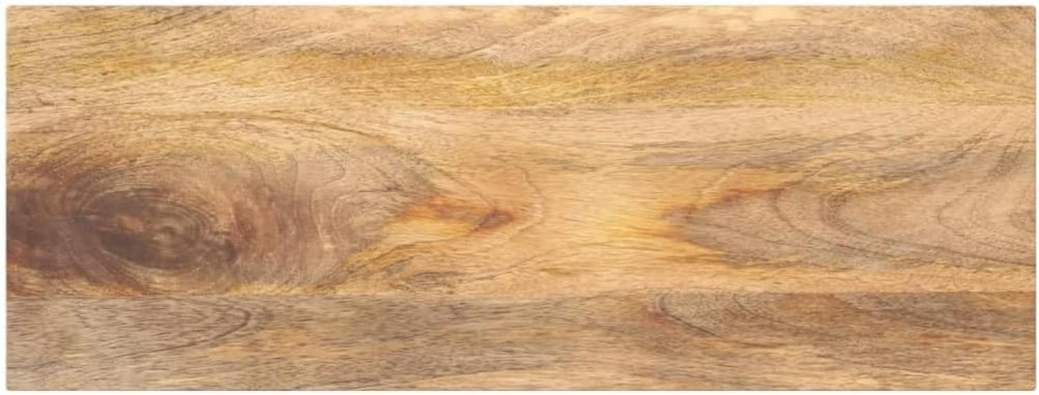 Tischplatte 80x40x3,8 cm Rechteckig Massivholz Mango 371513 Bild 1