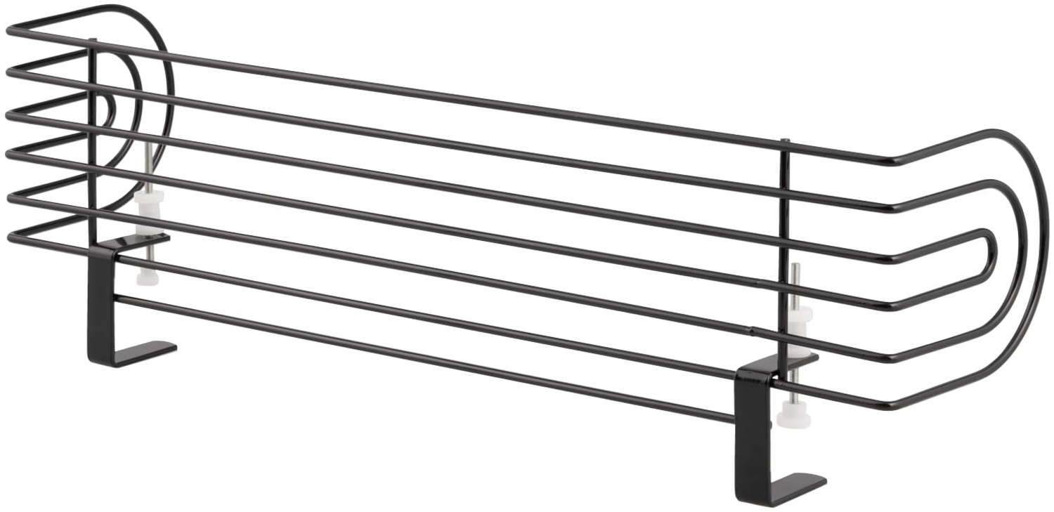 bremermann Herdschutzgitter zum Klemmen // für Herde bis 60 cm Breite // Kochstellenschutz (Schwarz) Bild 1