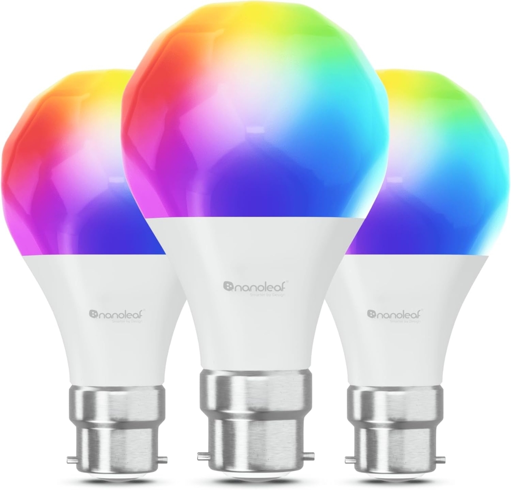 Nanoleaf Essentials Matter Smart Bulb B22 - 3PK EEK F Bild 1