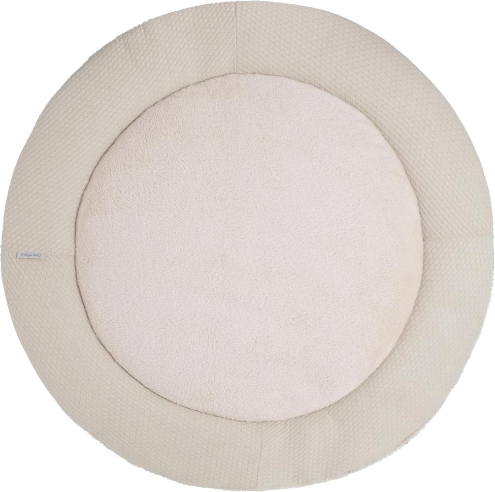 Baby's Only Sky Laufstallteppich Rund Warm Linen 95 cm Beige Bild 1