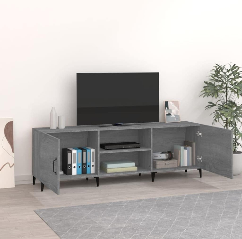 TV-Schrank Grau Sonoma 150 x 30 x 50 cm Holzwerkstoff [817505] Bild 1
