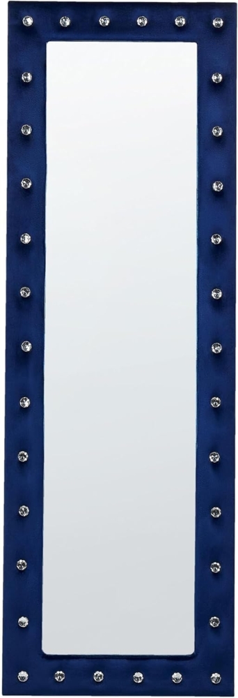 Standspiegel ANSOUIS 150 cm Samtstoff Marineblau Bild 1