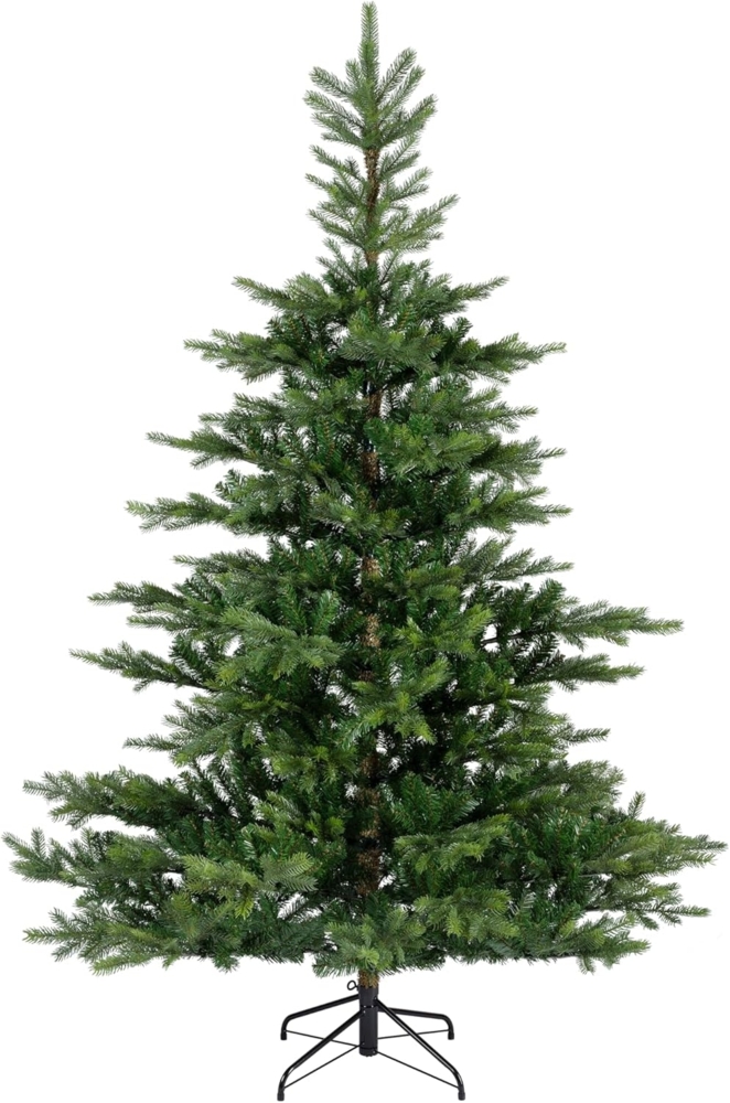 Kaemingk Künstlicher Weihnachtsbaum Everlands künstlicher Weihnachtsbaum Grandis Fir grün 180 cm, Tanne, unecht, Indoor, Outdoor, Tanne, mit Ständer Bild 1