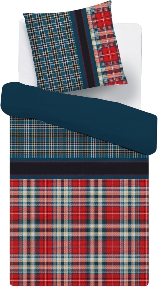 Brielle Bettwäsche Brielle Flanell Bettwäsche-Set aus 100% Baumwolle, 100% Baumwolle/Flanell mit Reißverschluss Bild 1