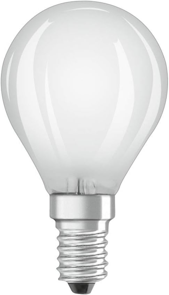 OSRAM Dimmbare Filament LED Lampe mit E14 Sockel, Warmweiss (2700K), Tropfenform, 2.8W, Ersatz für 25W-Glühbirne, matt, LED Retrofit CLASSIC P DIM, Warmweiß Bild 1