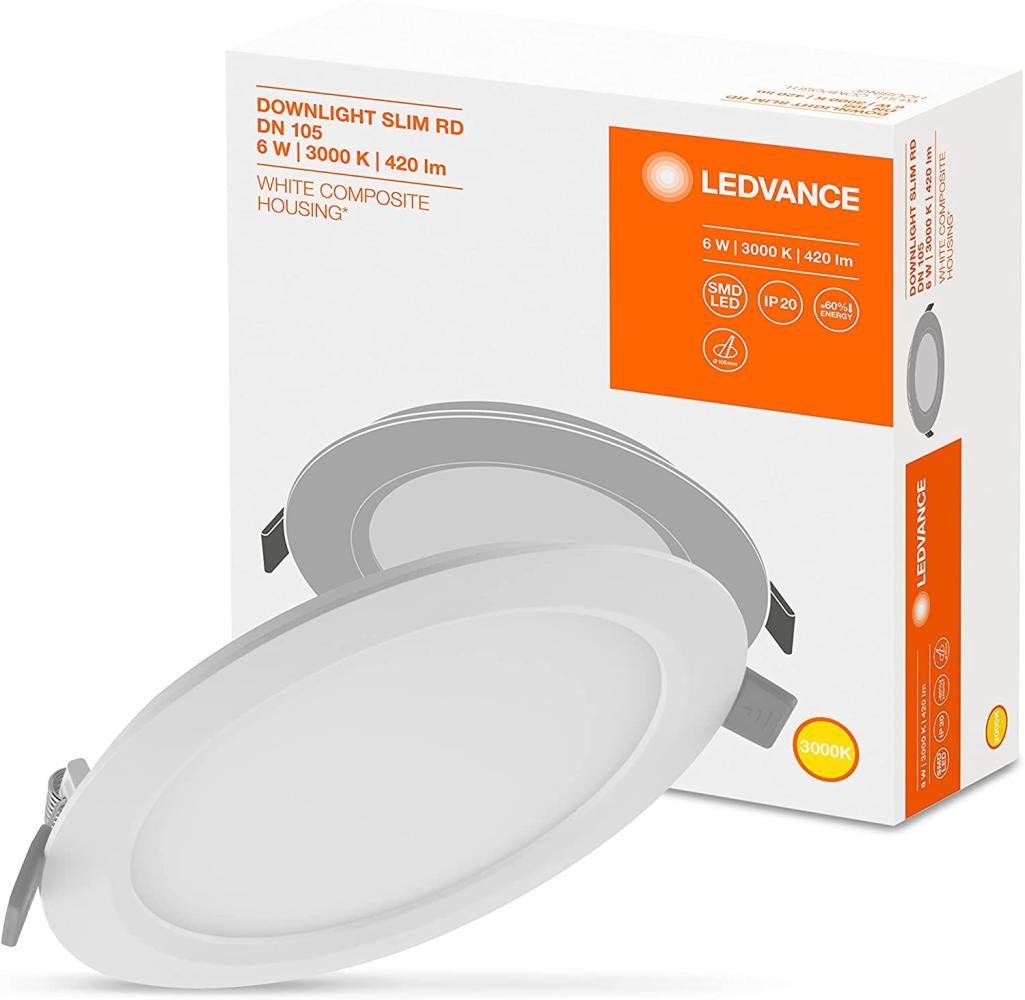 LEDVANCE Downlight Slim Round 6W Bild 1