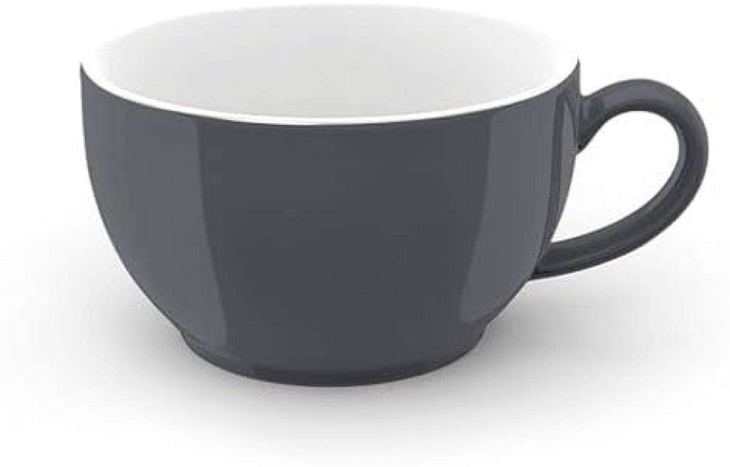 Kaffee-Obertasse 0,25 l Solid Color Anthrazit Dibbern Kaffeetasse - Mikrowelle geeignet, Spülmaschinenfest Bild 1