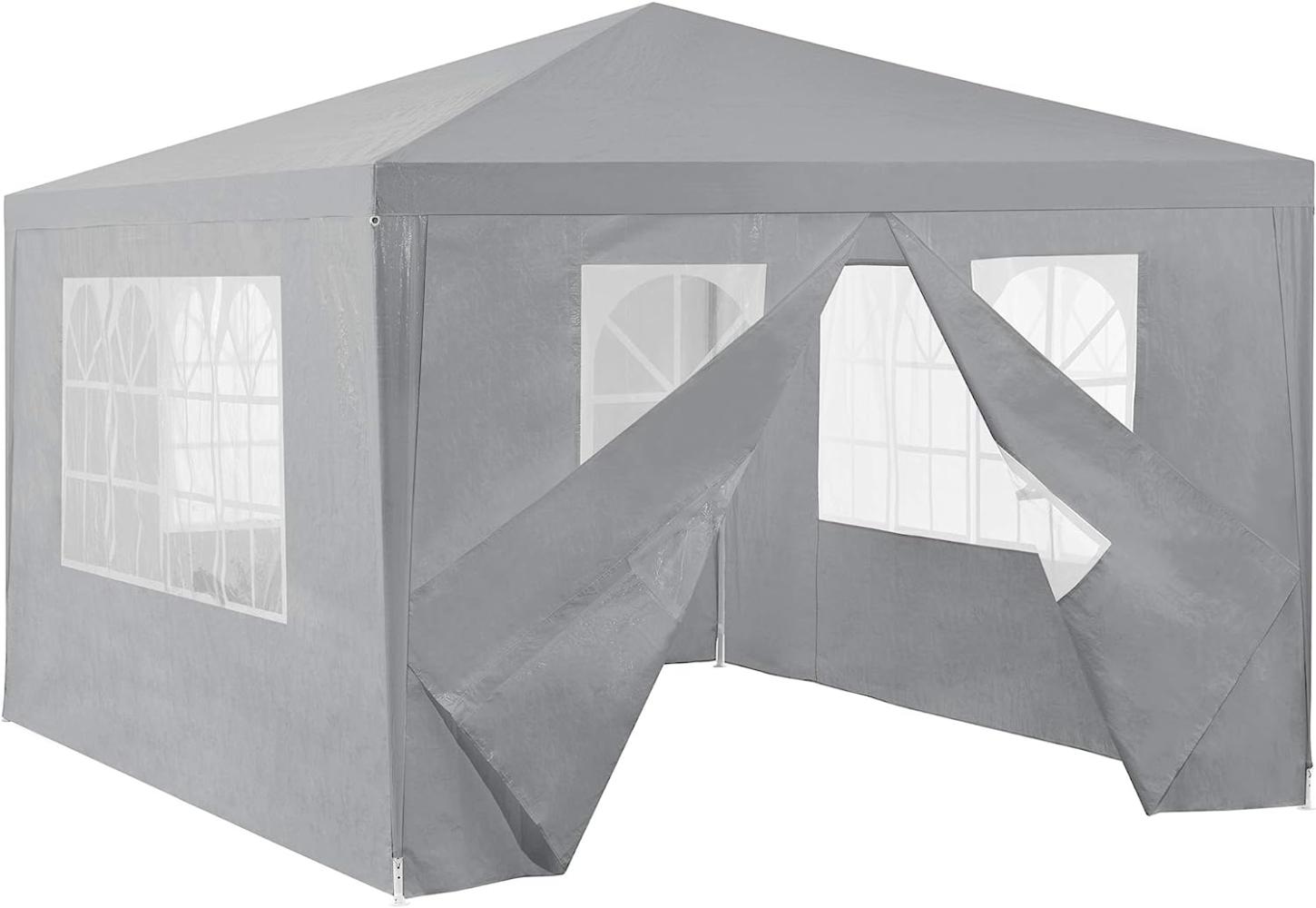 Pavillon Wedau 400x300x255 cm Dunkelgrau casa. pro Bild 1