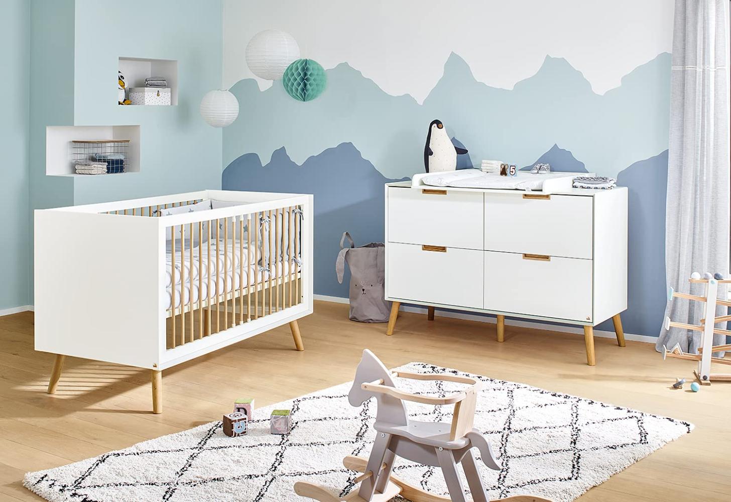 Pinolino 'Edge' 2-tlg. Babyzimmer-Set extrabreit Bild 1