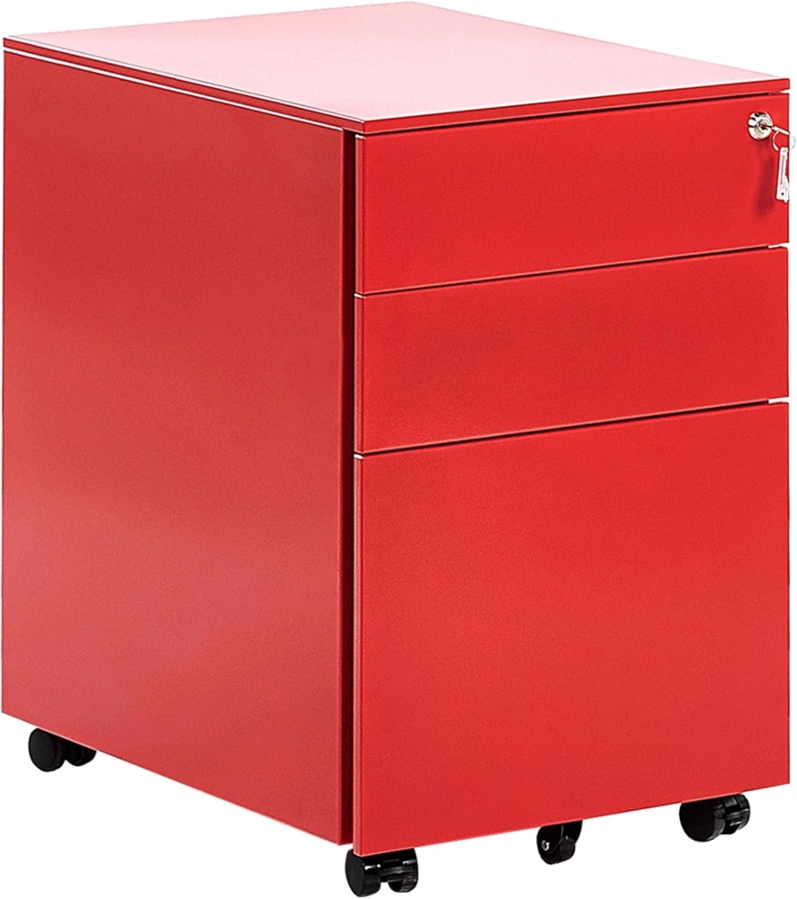 Aktenschrank rot POMA Bild 1