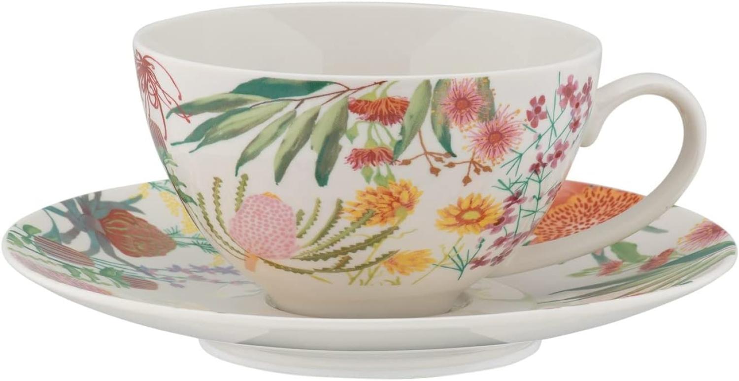 Maxwell & Williams II0196 Tasse mit Untertasse 200 ml NATIVE BLOOMS Porzellan Bild 1