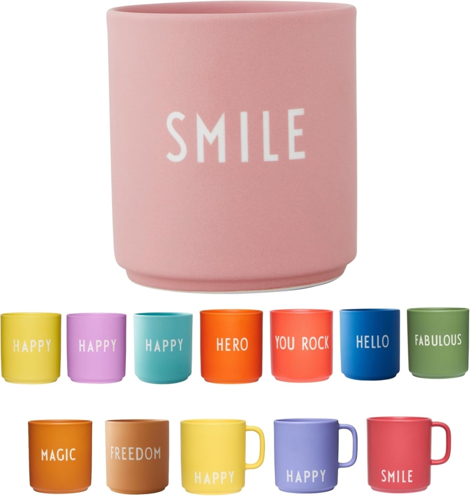 Design Letters Becher Favourite Cup Smile Rose 10101002ROSESMILE Bild 1