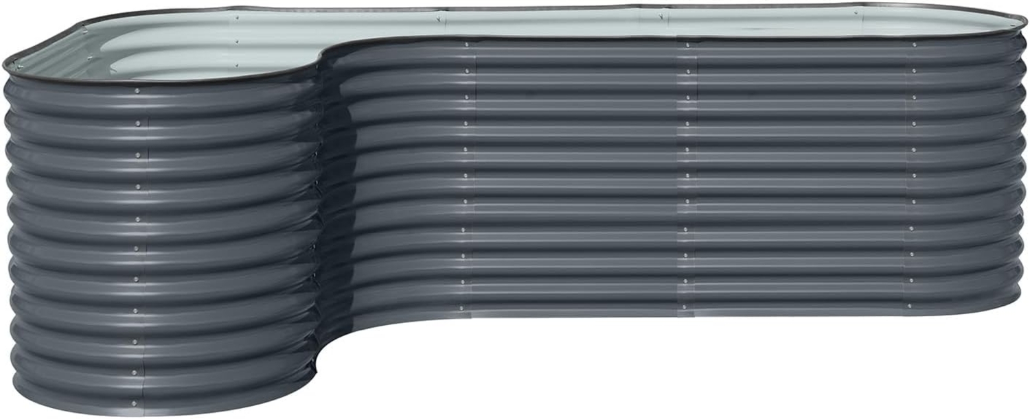 Westmann Grow Faster XL | Metall Hochbeet L-Form Bild 1