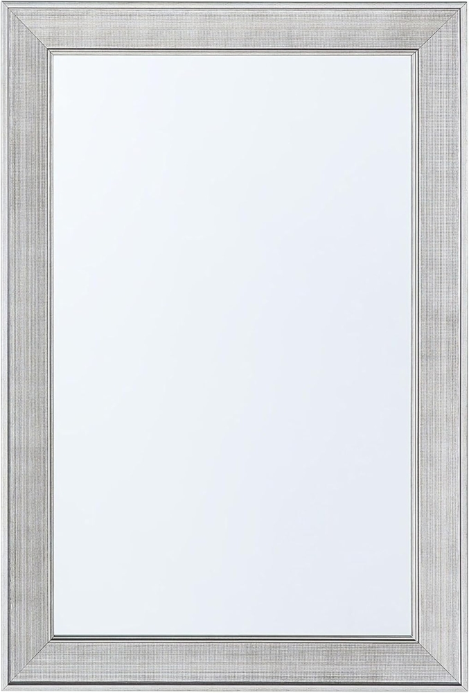 Wandspiegel silber rechteckig 61x91 cm BUBRY Bild 1