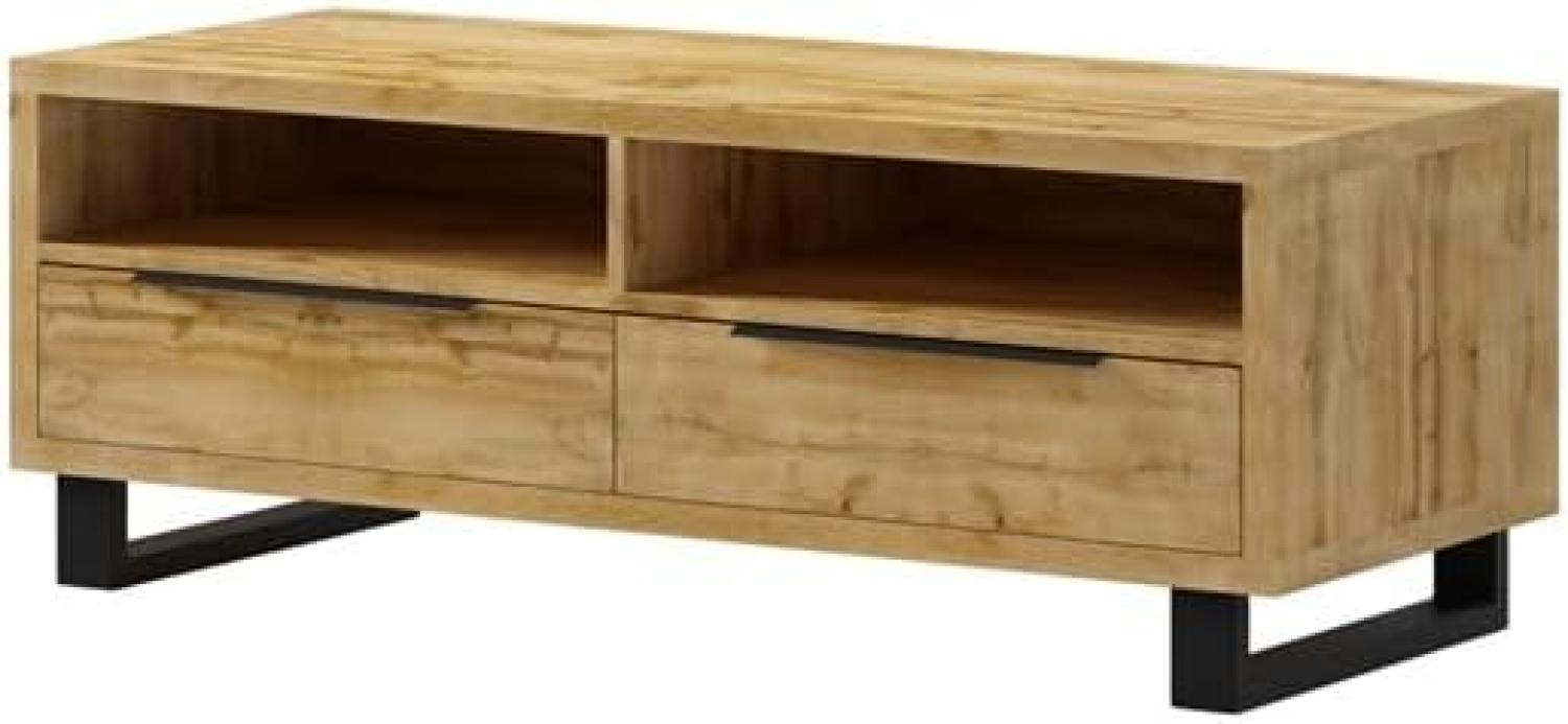 Lowboard "Halle" TV-Unterschrank 124cm wotan eiche Bild 1