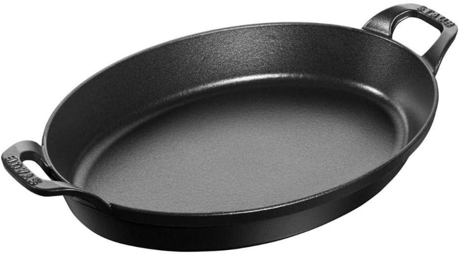 Staub Ovaler 32 x 23 cm großer Bräter aus Gusseisen Bild 1