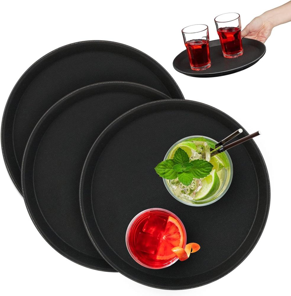 Rundes Gastro Serviertablett 3er Set 10043117 Bild 1