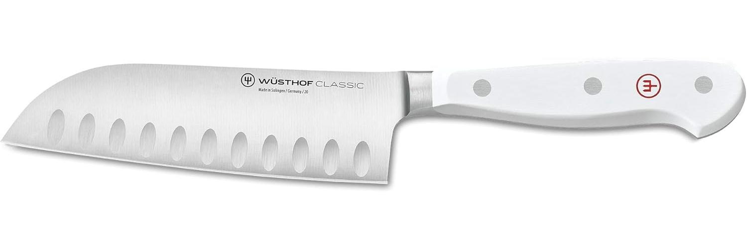 Wüsthof Classic white Santokumesser Kullen 14cm Bild 1