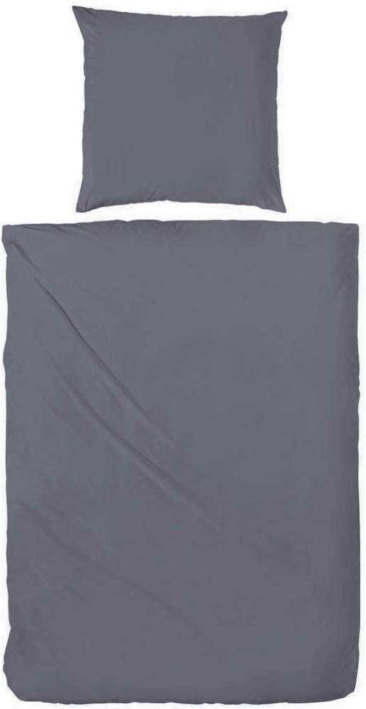 Enrico Coss Bettwäsche Stonewashed|135x200 cm + 80x80 cm| anthrazit Bild 1