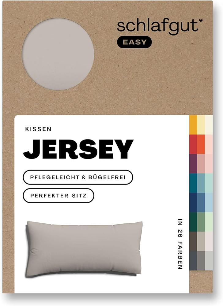 Schlafgut Kissenbezug EASY Jersey, (1 Stück), Kissenhülle mit Reißverschluss, weich und saugfähig, Kissenbezug Bild 1