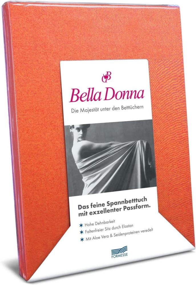 Formesse Bella-Donna Jersey Spannbettlaken|120x200 - 130x220 cm| mango Bild 1