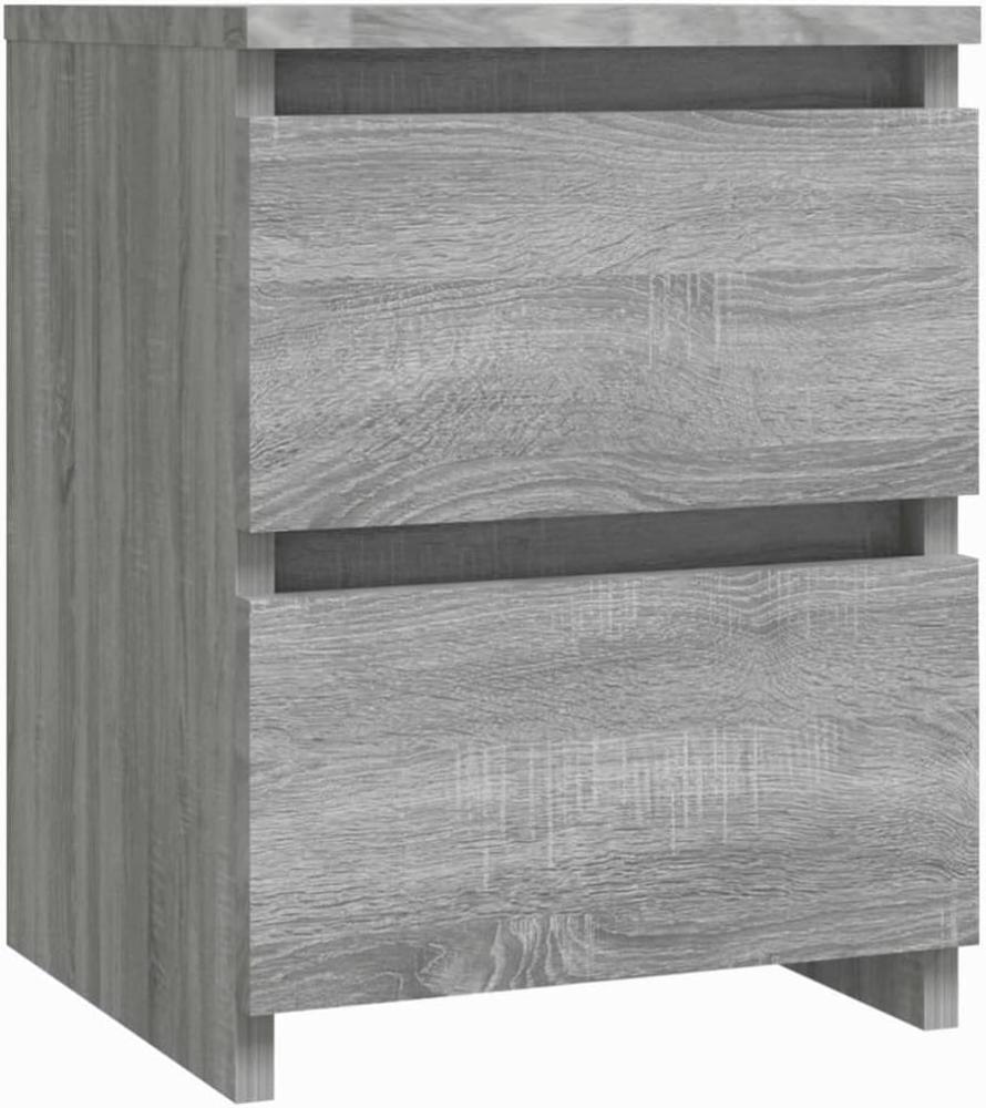 vidaXL Nachttisch Grau Sonoma 30×30×40 cm Holzwerkstoff 815329 Bild 1