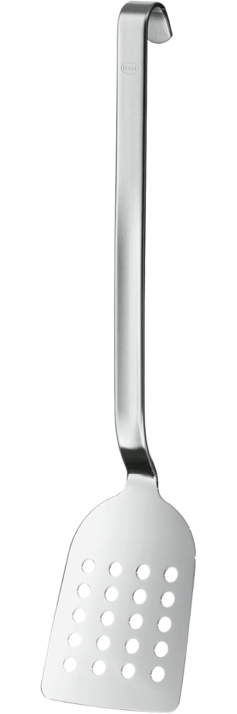 Rösle Pfannenschaufel, gelocht, Edelstahl silber, 33 cm Bild 1