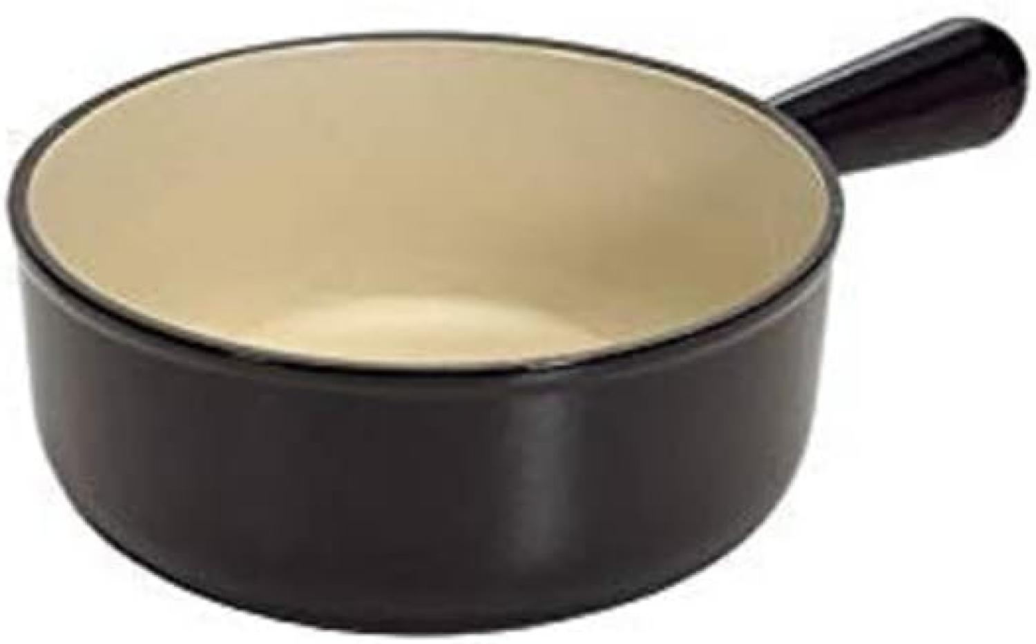 Le Creuset Caquelon 18 cm Schwarz Bild 1