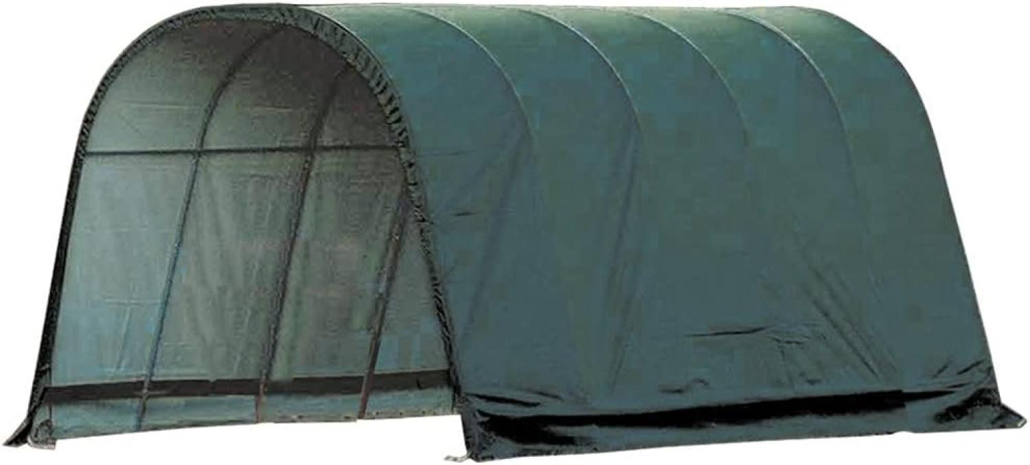 ShelterLogic Folien Weidezelt Zeltgarage Run-In-Shed | Grün | 610x400x300 cm Bild 1