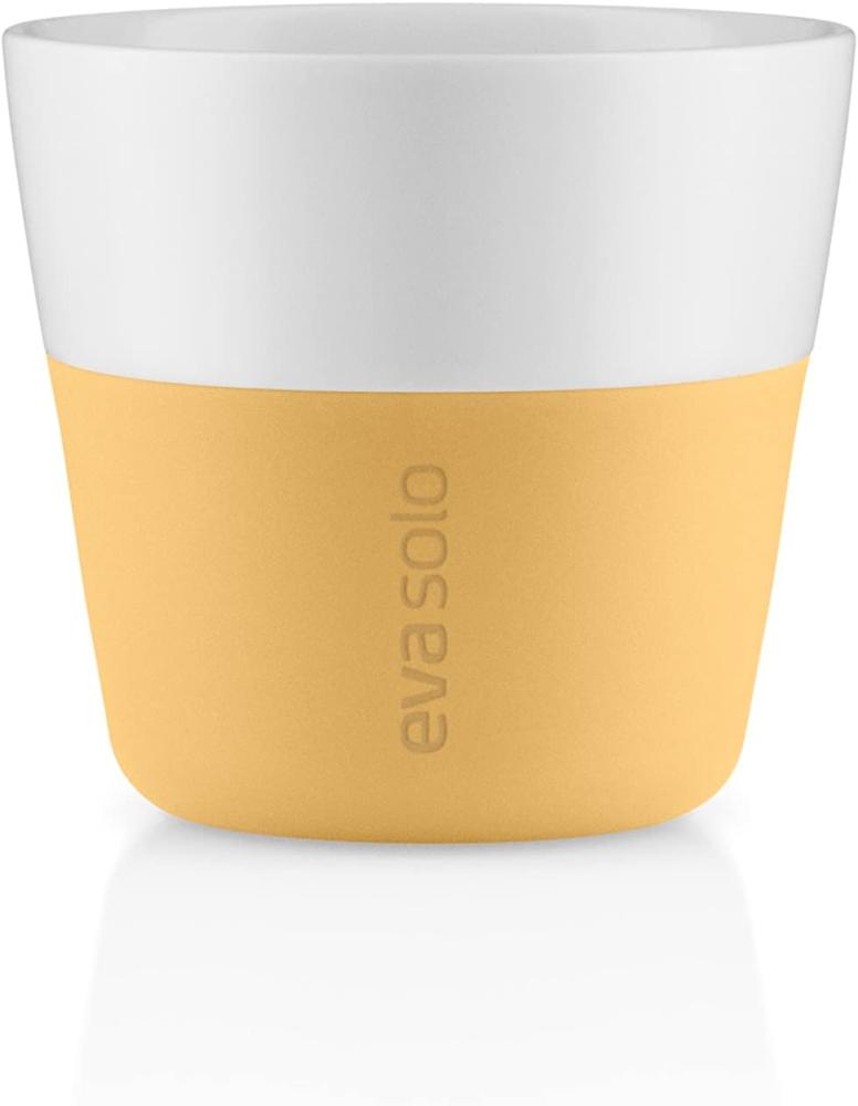 Eva Solo Lungo-Becher Golden Sand, 2er Set, Kaffeebecher, Porzellan / Silikon, 230 ml, 501124 Bild 1