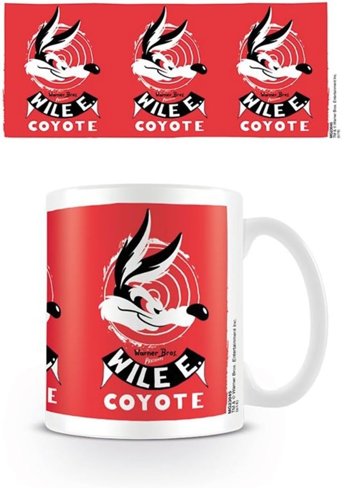 empireposter Looney Tunes Wile E. Coyote Retro Keramik Tasse Größe Ø8,5 H9,5cm Bild 1