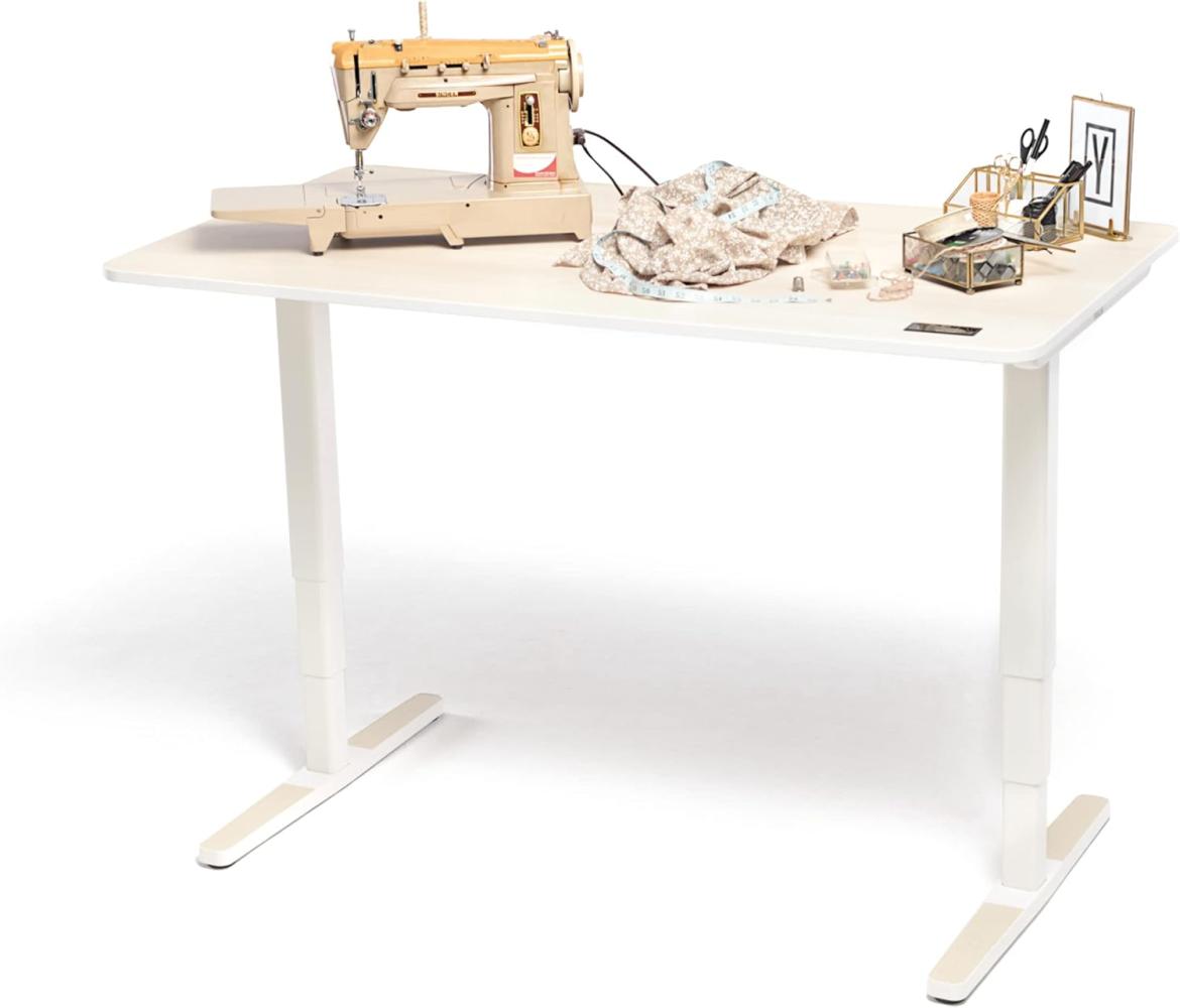 Yaasa Desk Pro II Elektrisch Höhenverstellbarer Schreibtisch, 160x80 cm, Akazie, mit Speicherfunktion und Kollisionssensor Bild 1